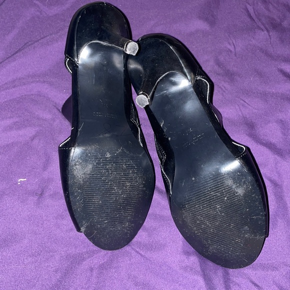 Nine West open toe bootie heels - Picture 3 of 4